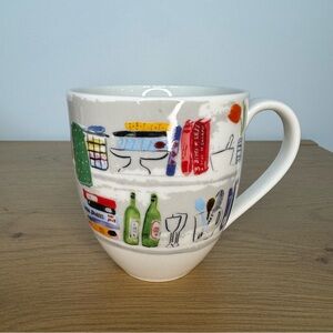 KATE SPADE X LENOX “Muses” Colorful Illustrated Mug